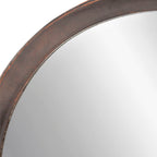 Transitional Mango Wood Wall Mirror with Frame - Multiple Colors