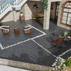 Weather Resistant Interlocking Deck Tiles - Light Brown or Dark Gray