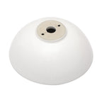 Modern Ceramic Circular Vessel Bathroom Sink with Stain Resistant Finish - White
