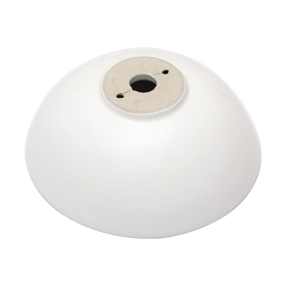 Modern Ceramic Circular Vessel Bathroom Sink with Stain Resistant Finish - White