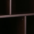 Mid Century Wide Bookcase with Storage Drawers - Multiple Colors