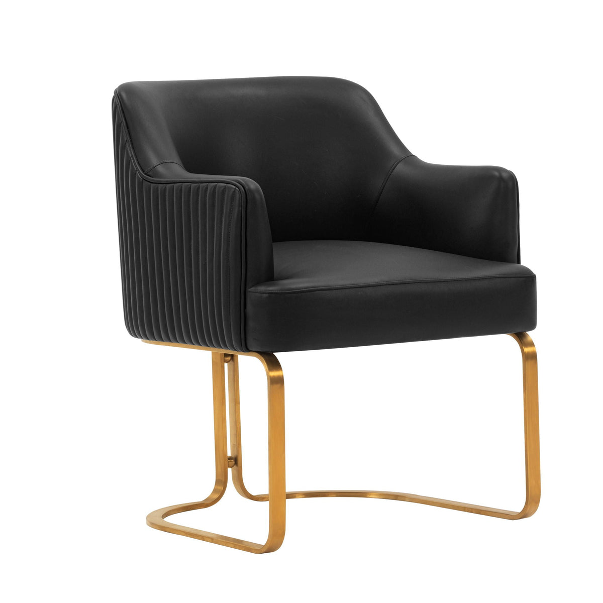 Modern Dining Chair with Solid Wood Frame - Dark Gray, Beige, or Black
