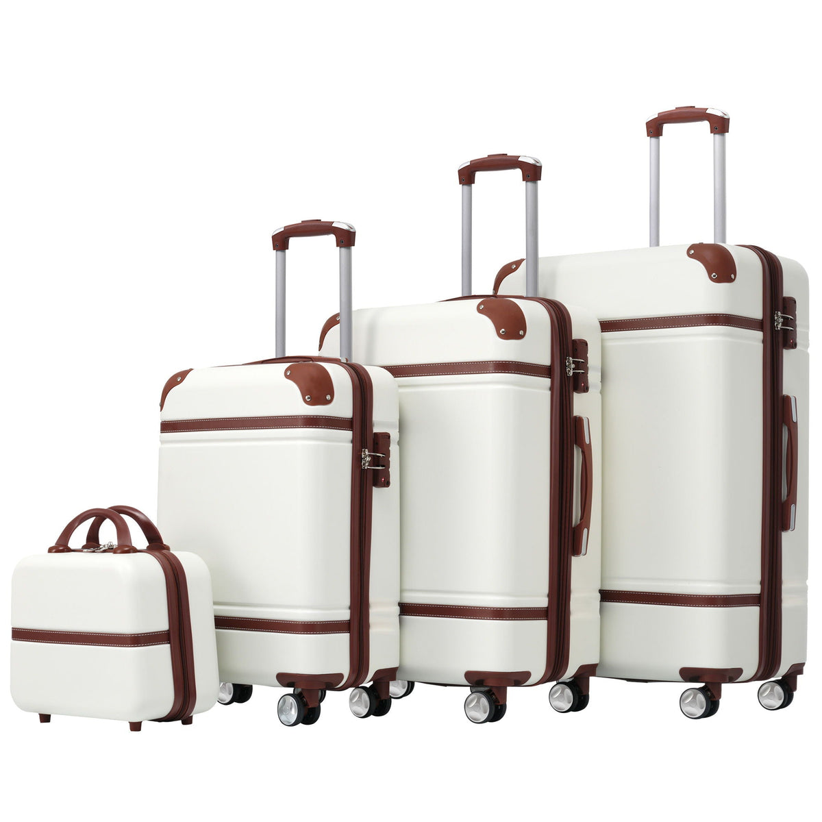 Hardshell Luggage Sets 4 Pieces with TSA Lock - Lightweight, Multiple Colors