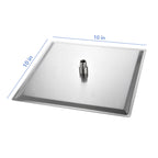 10" Square Rainfall Shower Head with 360° Adjustability – Multiple Colors