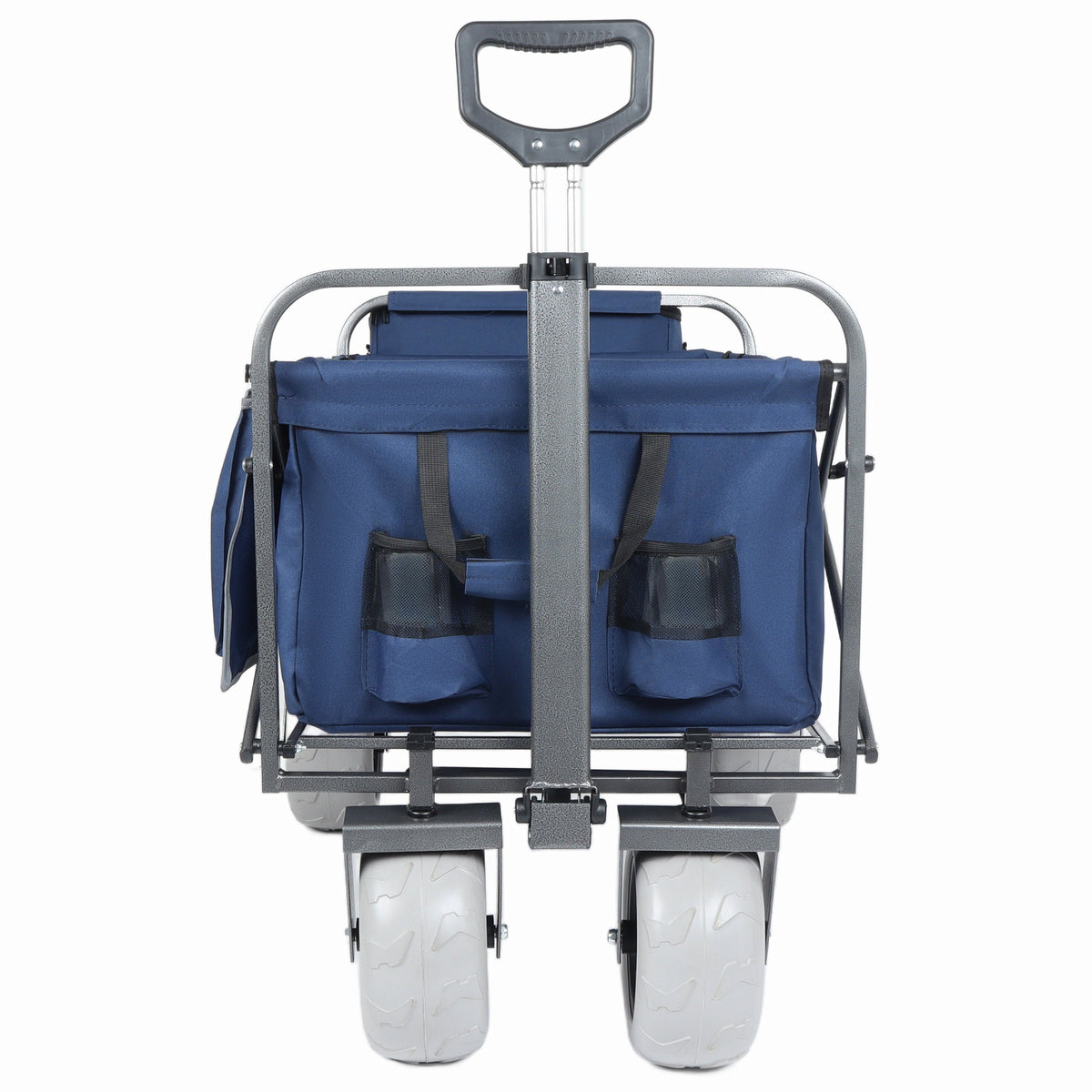 Beach Wagon with Big Wheels for Sand with 500lb Capacity - Dark Blue