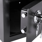 Durable Keypad Depository Safe with Dual PIN Access - Black