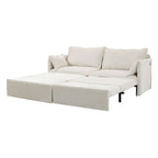 Convertible Sleeper Sofa Bed with Storage and USB/C Charging - Fabric