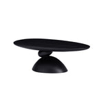 Lucky Stone Shaped Table with Sculptural Base – White, Black, or Gray