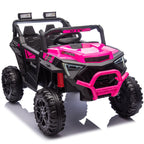 24V 400W Kids Ride On Electric UTV with Remote Control - Pink, Black, Blue