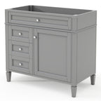 Bathroom Vanity with 2 Drawers and Tip-Out Storage - Multiple Colors
