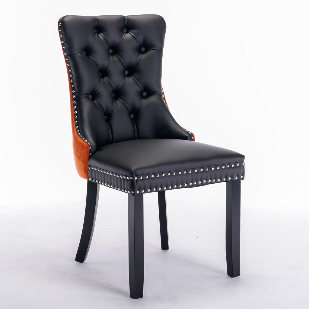 Nikki Modern Upholstered Dining Chair Set of 2