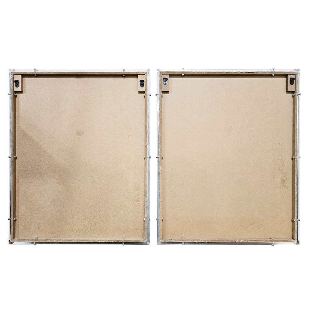 European Cities Watercolor Framed Prints with MDF & Acrylic Frame - Brown