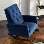 Demetrius Solid Wood Rocking Chair - Multiple Colors