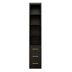 85.04" Tall Storage Cabinet with Drawer and Shelves