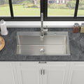 33 Inch Topmount Kitchen Sink with Single Bowl - Stainless Steel