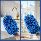 Microfiber Mop Slippers for Floor Cleaning, Machine Washable, 3 Pieces