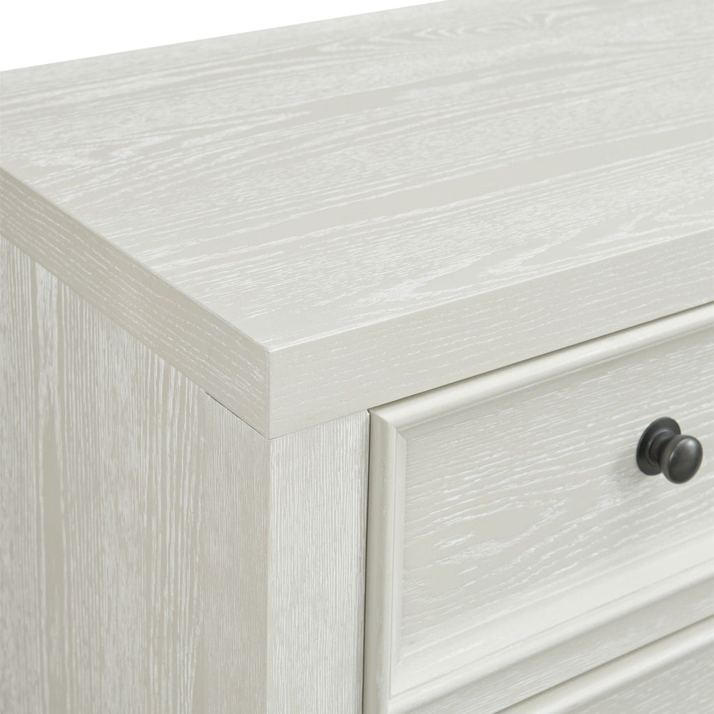 6 Drawer Chest with Smooth Slides - Black or White