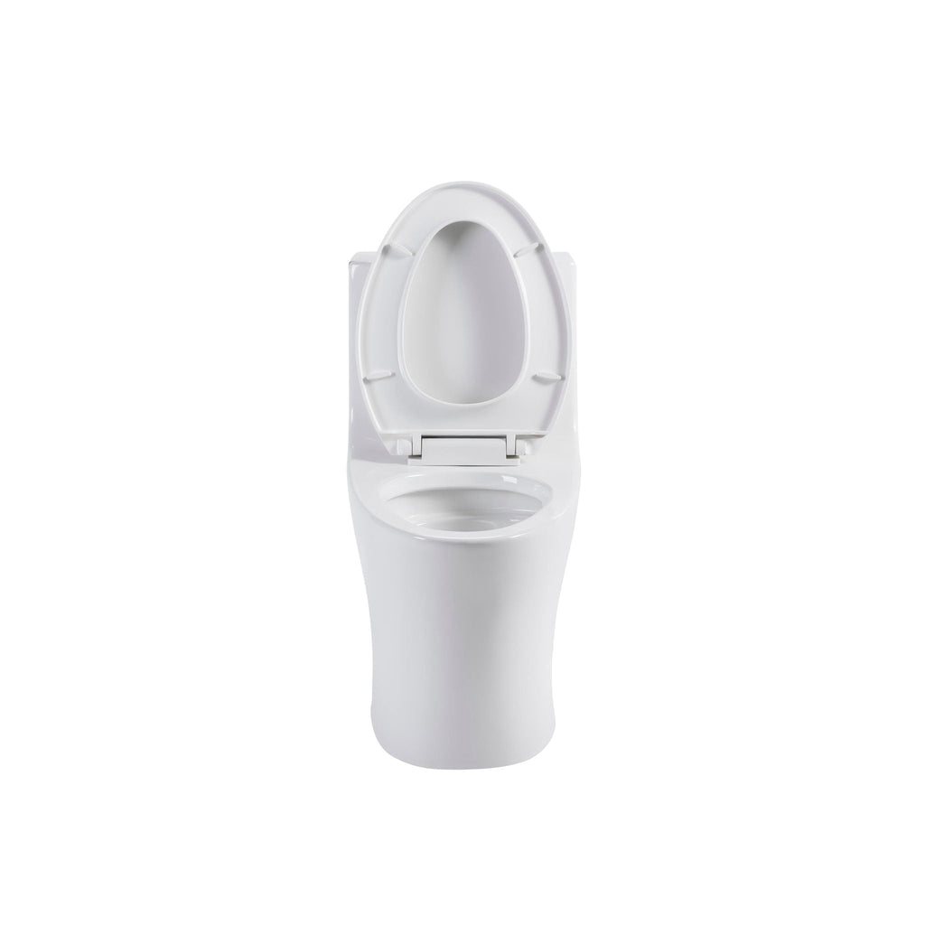 Elegant One Piece Toilet With Tornado Dual Flush