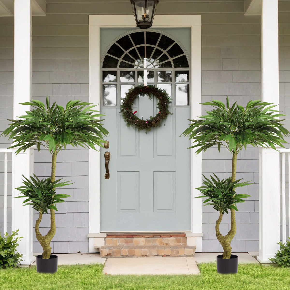 Artificial Dracaena Tree Indoor Faux Plant - 150Cm - Green