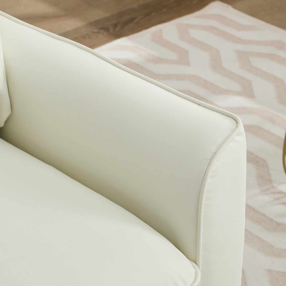 TS Cat Paw Leather Upholstered Sofa Set