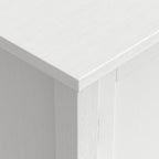Handcrafted Low Storage Cabinet with Adjustable Shelves - Multiple Colors