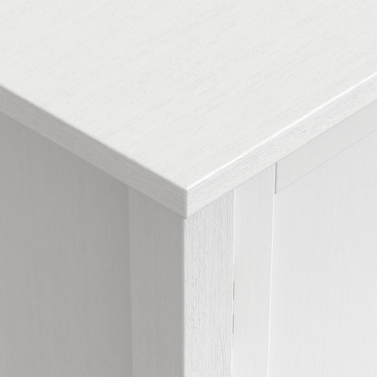 Handcrafted Low Storage Cabinet with Adjustable Shelves - Multiple Colors