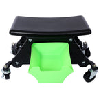 Heavy Duty Mechanic Stool with Tool Storage - Green