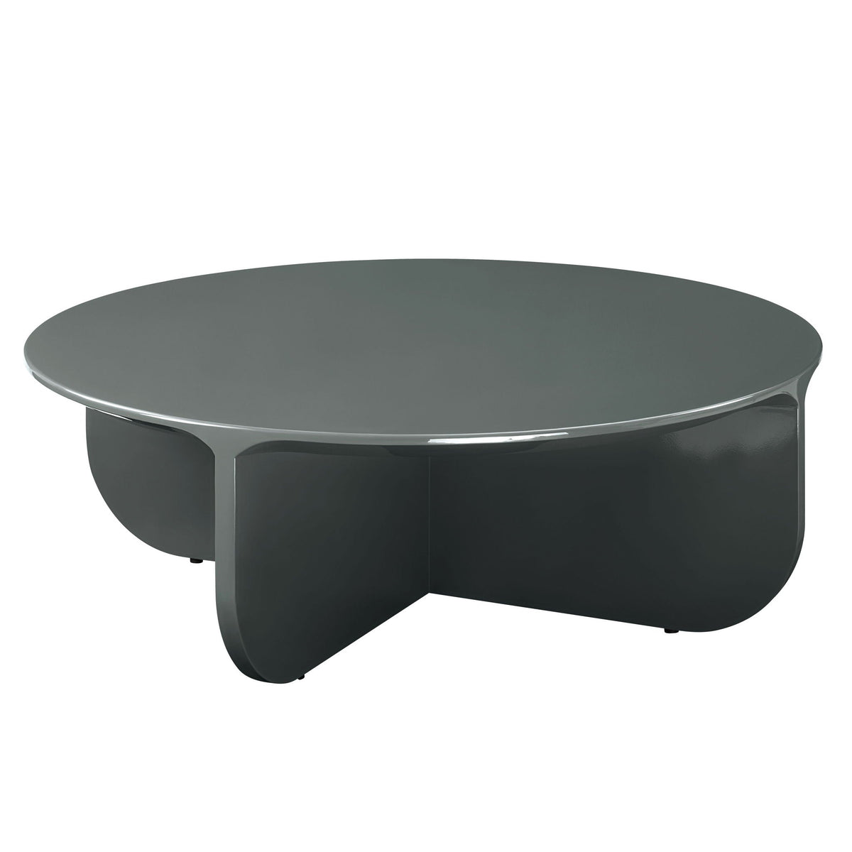 Modern Aesthetic Coffee Table with Spacious Surface - Dark Green