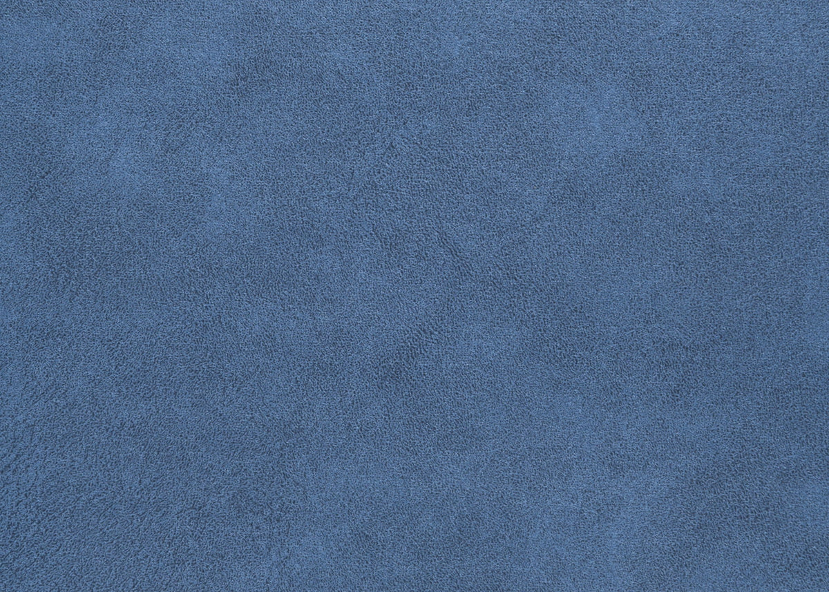 Fully Upholstered Bed with Large Pillowed Headboard - Light Blue or Light Brown