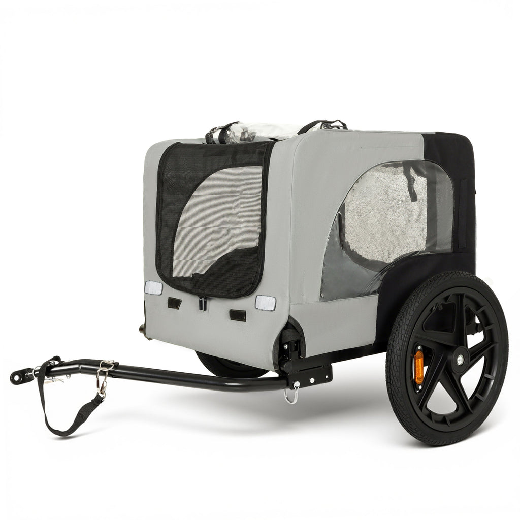 Outdoor Heavy Duty Collapsible Pet Bike Trailer