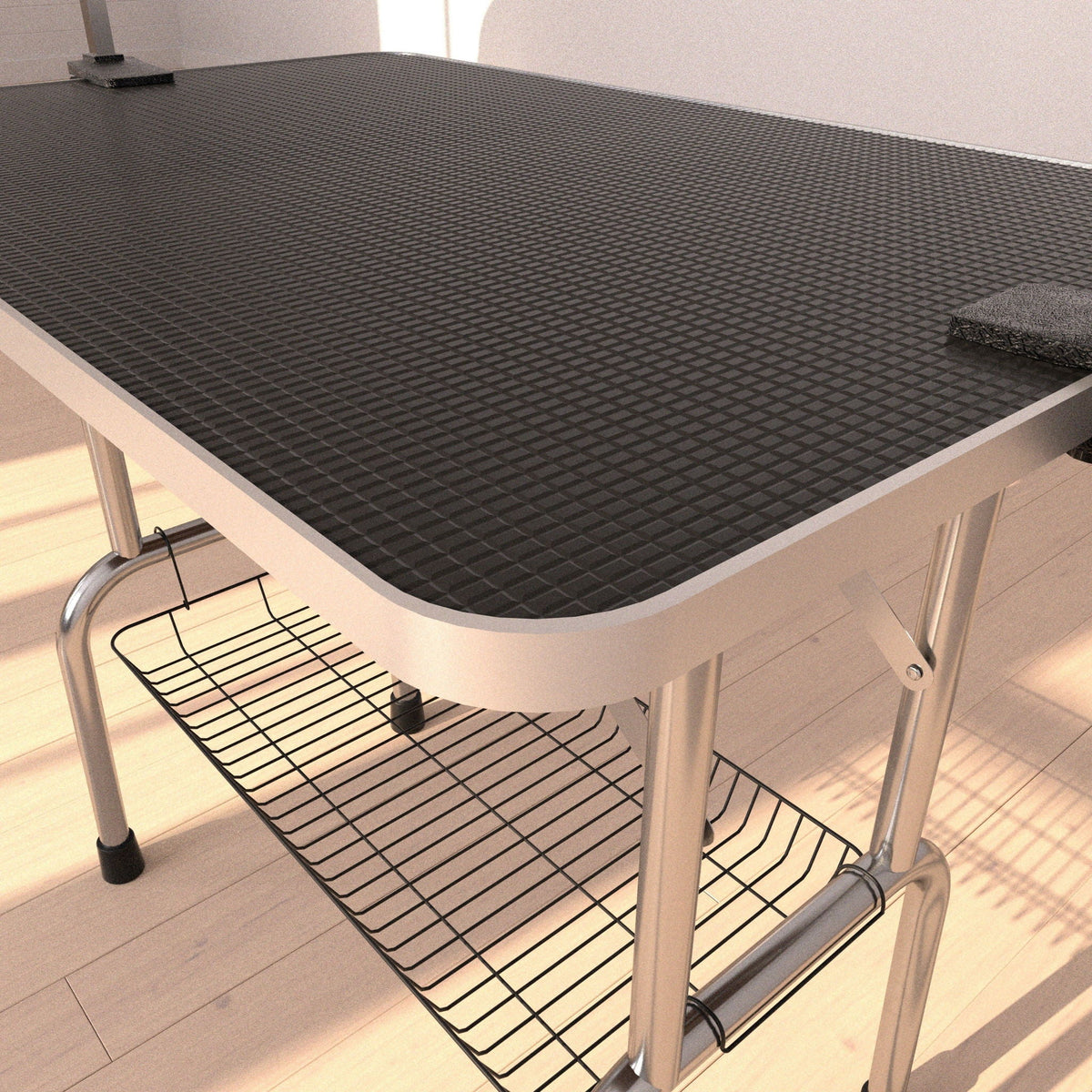 Large Heavy Duty Pet Grooming Table with Adjustable Arm - Black or Blue