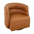 Walden Stylish Swivel Chair with Integrated Armrests - Multiple Colors