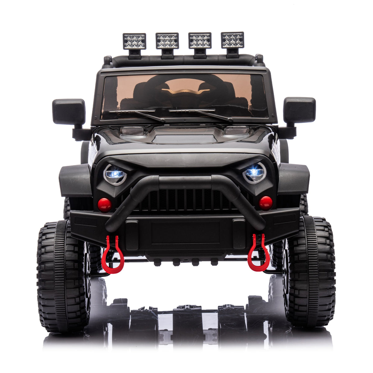 24V Kids Ride On Car with Remote Control and Bluetooth - Black