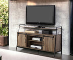 Rashawn Rustic TV Stand - Oak
