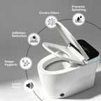 Smart Toilet with Heated Bidet Seat