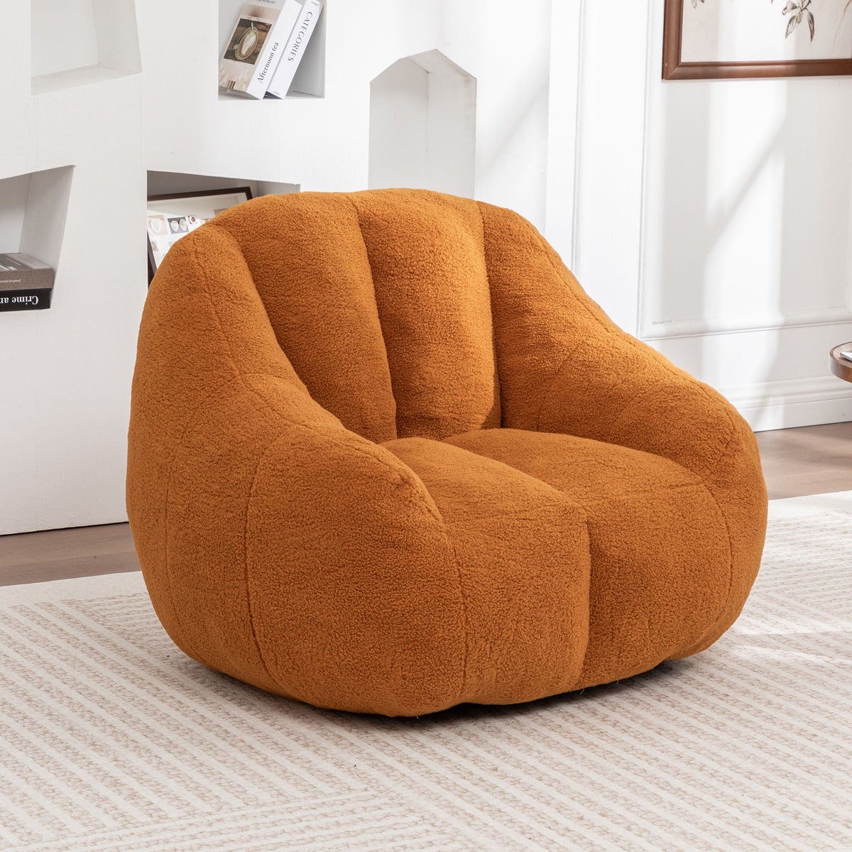 Comfy Bean Bag Chair with Memory Foam Filler - Tufted Soft