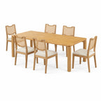 7-Piece Dining Table Set, 70"