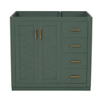 Retro Style Bathroom Vanity with Soft Closing Doors - Multiple Colors
