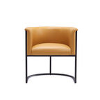 Cosmopolitan Dining Chair with Geometric Metal Frame - Multiple Colors