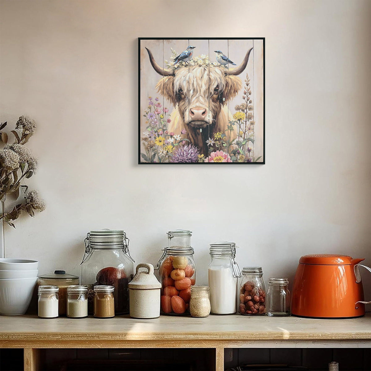 Highland Cow Wall Decor