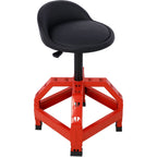 Pneumatic 360 Degree Swivel Mechanics Stool with Adjustable Height - Red or Black