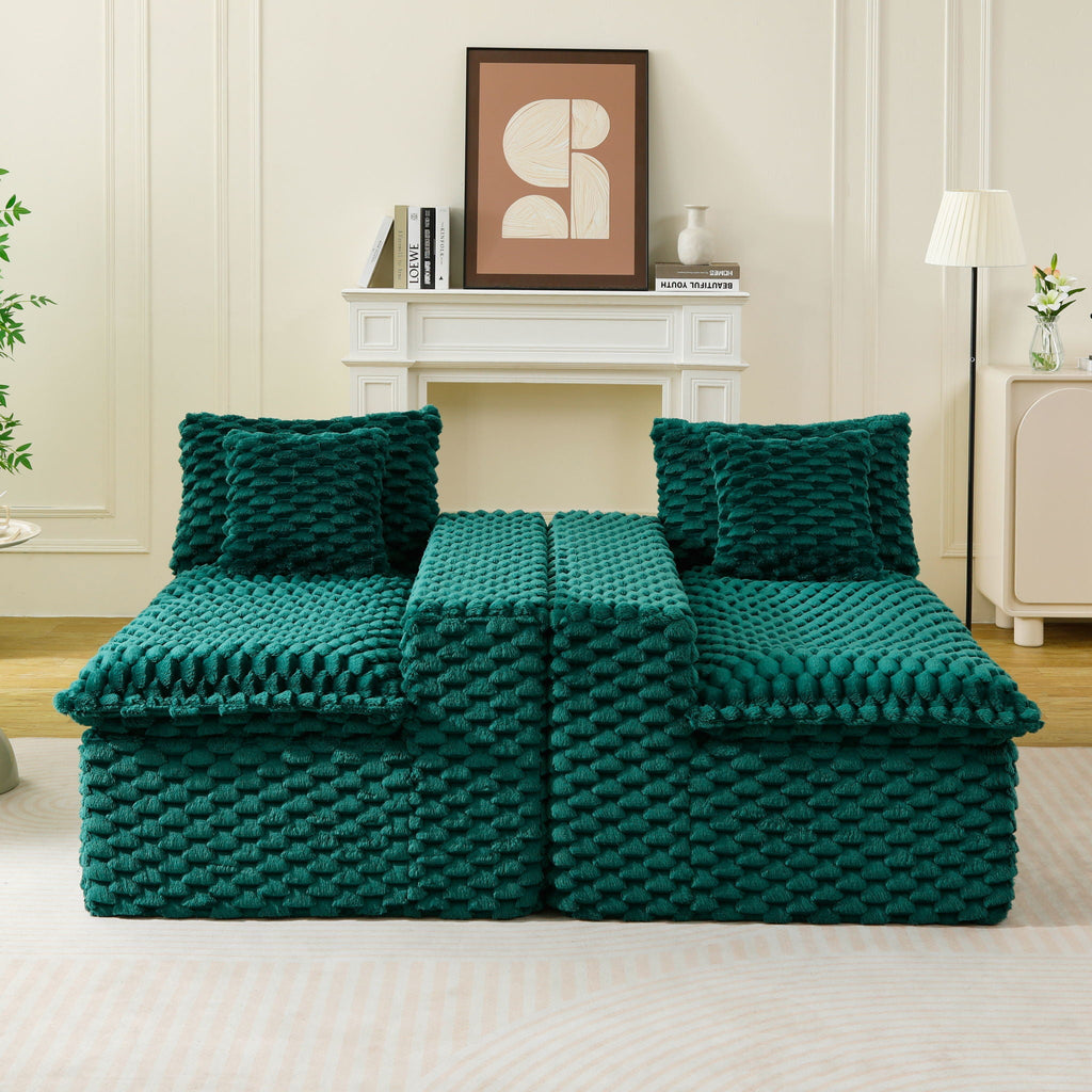 Multifunctional Sofa with Adjustable Layout - Multiple Colors