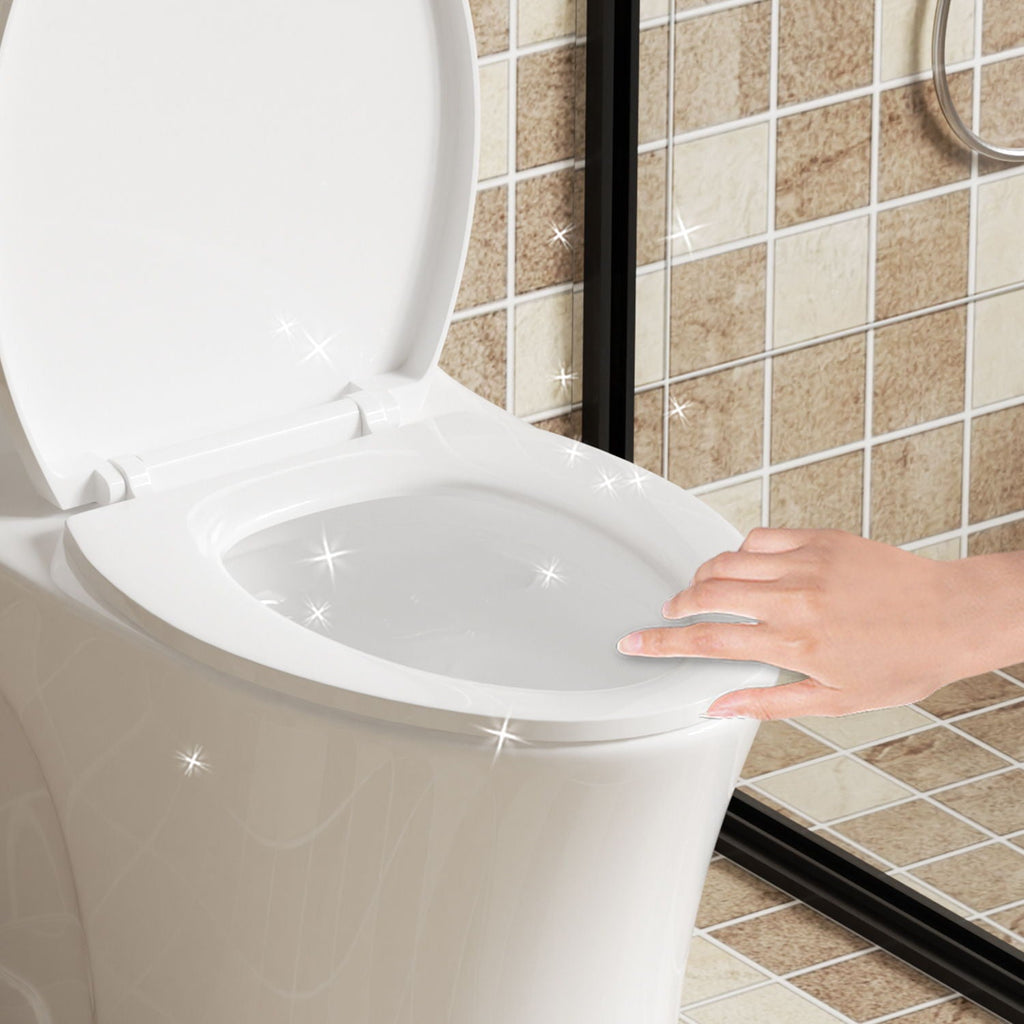 Elegant One Piece Toilet With Tornado Dual Flush