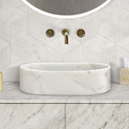 Semi Polished Bathroom Vessel Sink