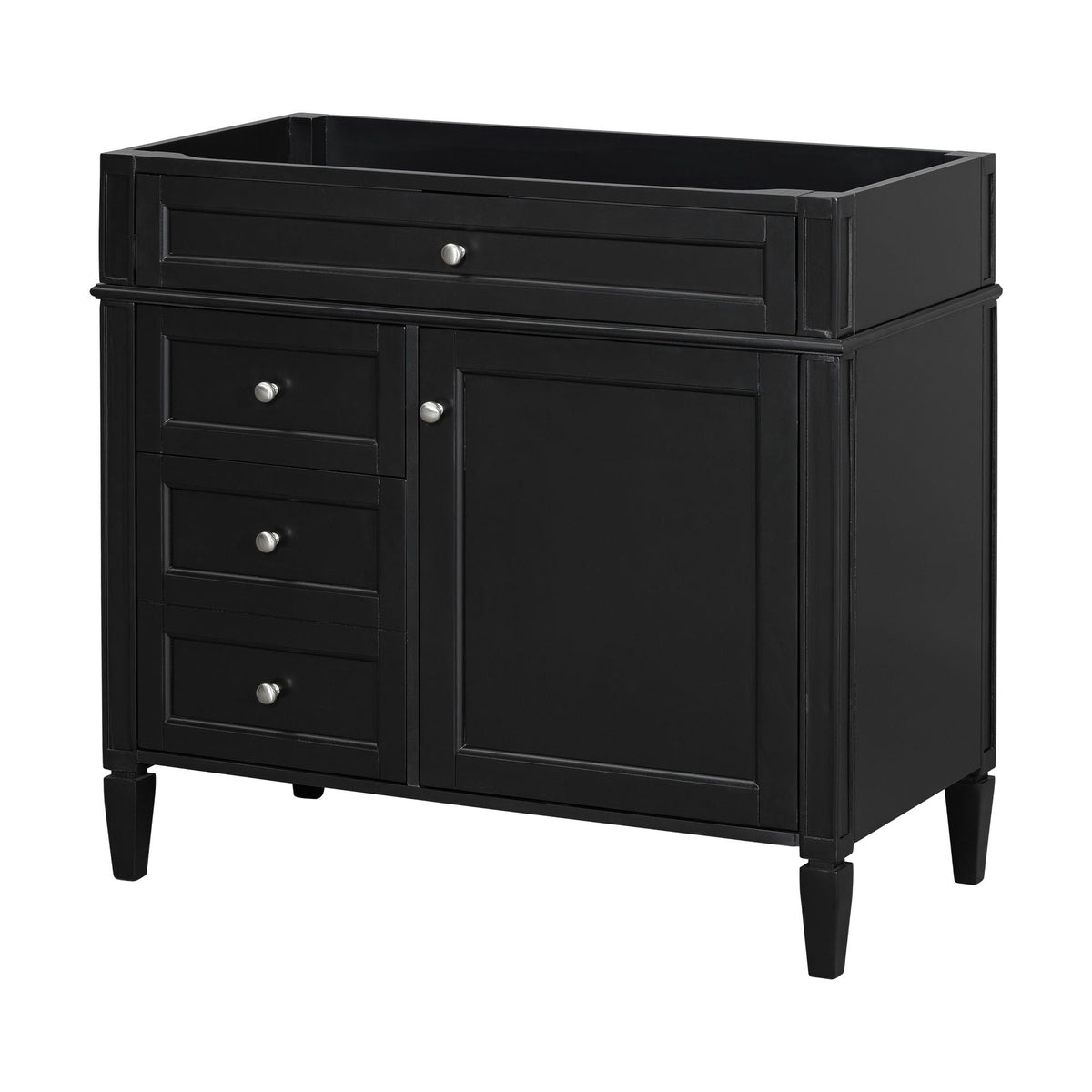 Bathroom Vanity with 2 Drawers and Tip-Out Storage - Multiple Colors