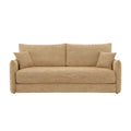 Mocha Sofa with Pocket Coil Support and 2 Pillows - Cadie