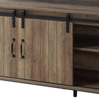 Rashawn Rustic TV Stand - Oak