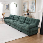 Modular Sectional Sofa Cloud Couch with Deep Seating - Light Flannelette