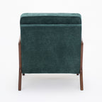 Upholstered Living Room Chair with Curved Armrests - Choice of Color