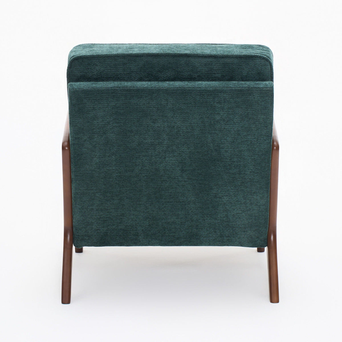 Upholstered Living Room Chair with Curved Armrests - Choice of Color